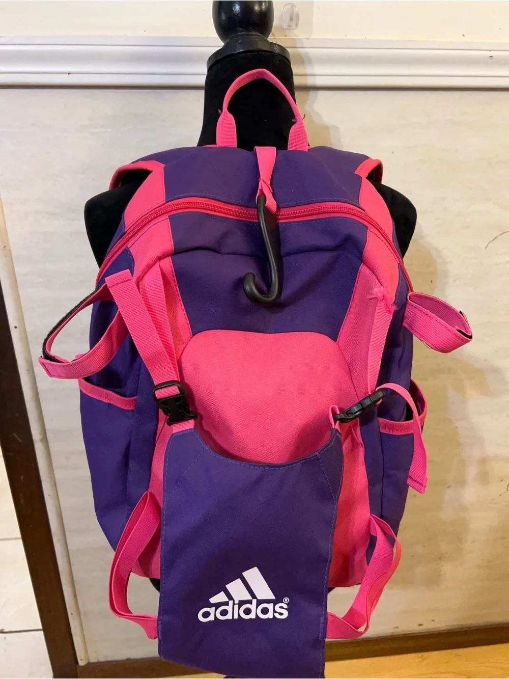 Adidas BB/SB Player Backpack Shock Pink, Purple - Picture 3 of 11